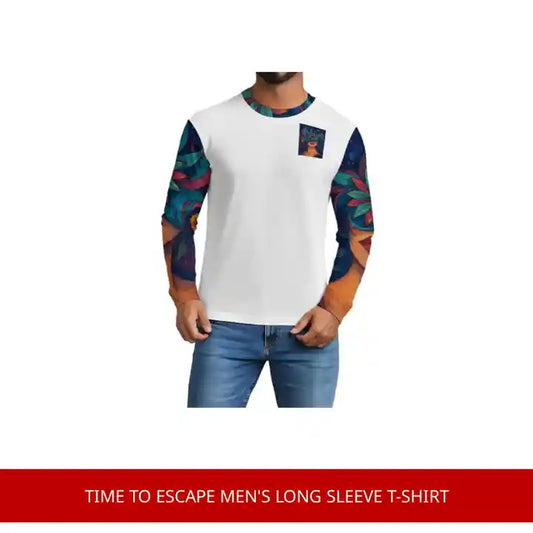 Time To Escape Men's Long Sleeve T-Shirt by@Outfy
