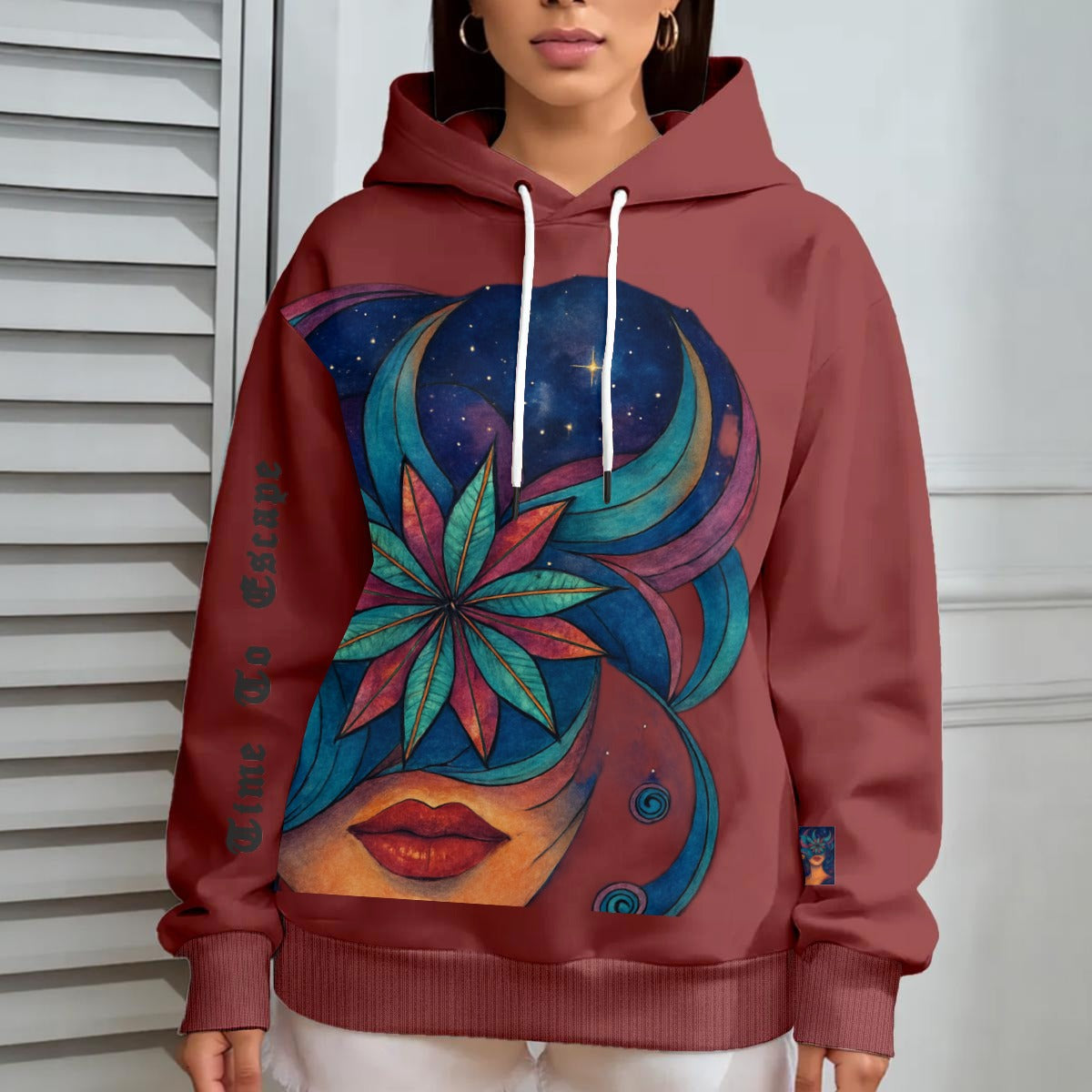Time To Escape  Women's Oversize Hoodie With Fleece |DTF