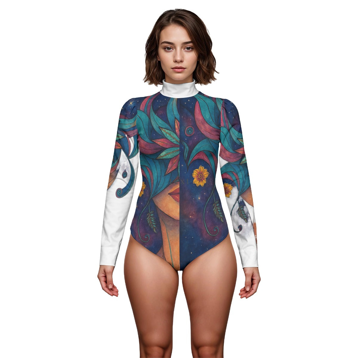 Time To Escape  women's puff sleeve bodysuit