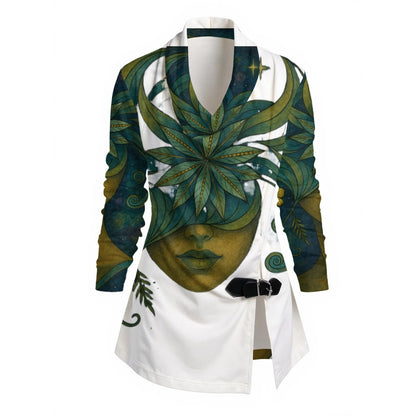 Time To Escape  Women's Draped Long Sleeve Top