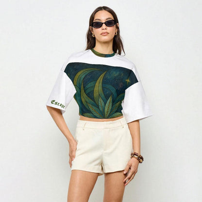 Time To Escape  Women’s Casual Crop Top