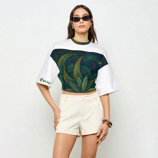 Time To Escape  Women’s Casual Crop Top