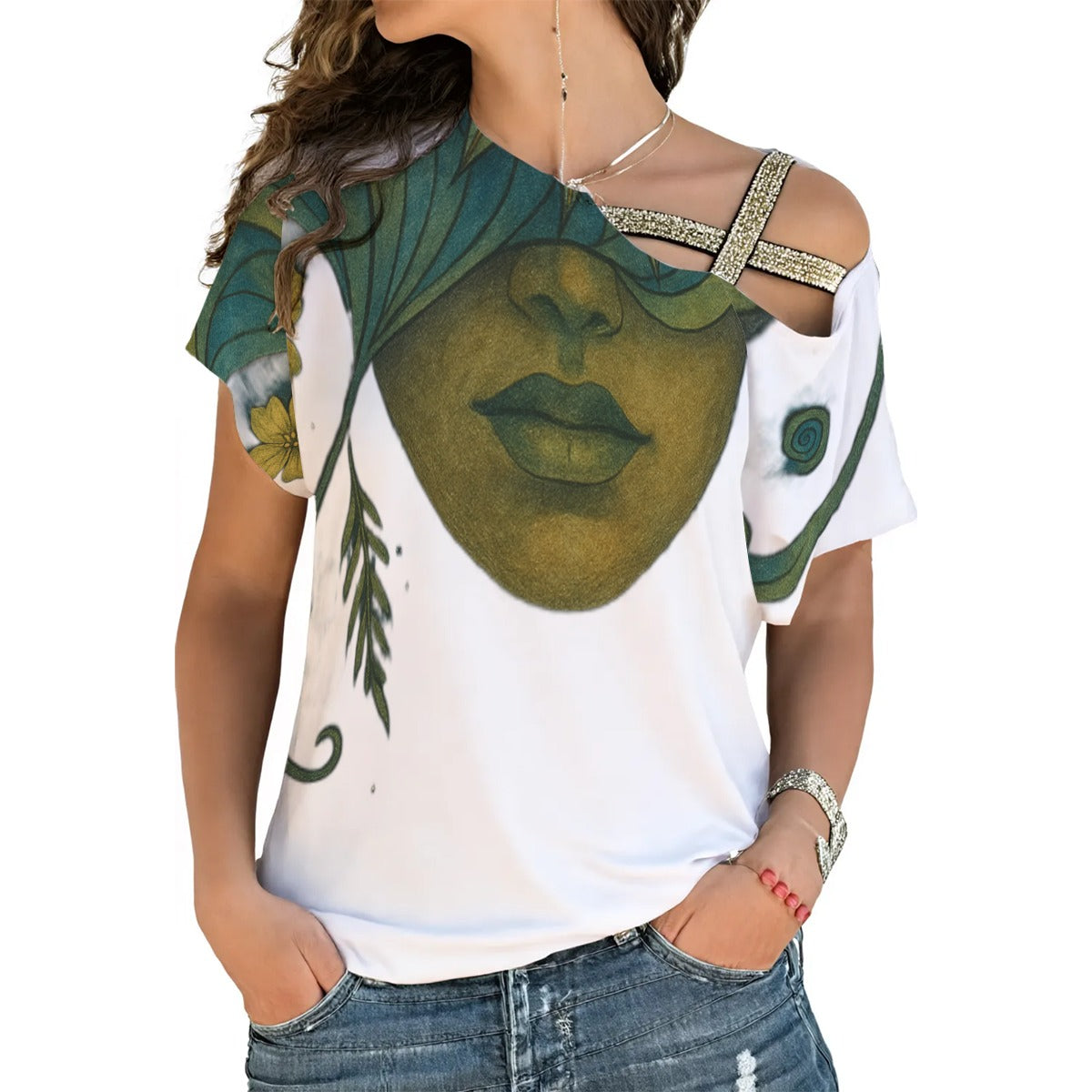 Time To Escape  Women's T-shirt With Elastic Band