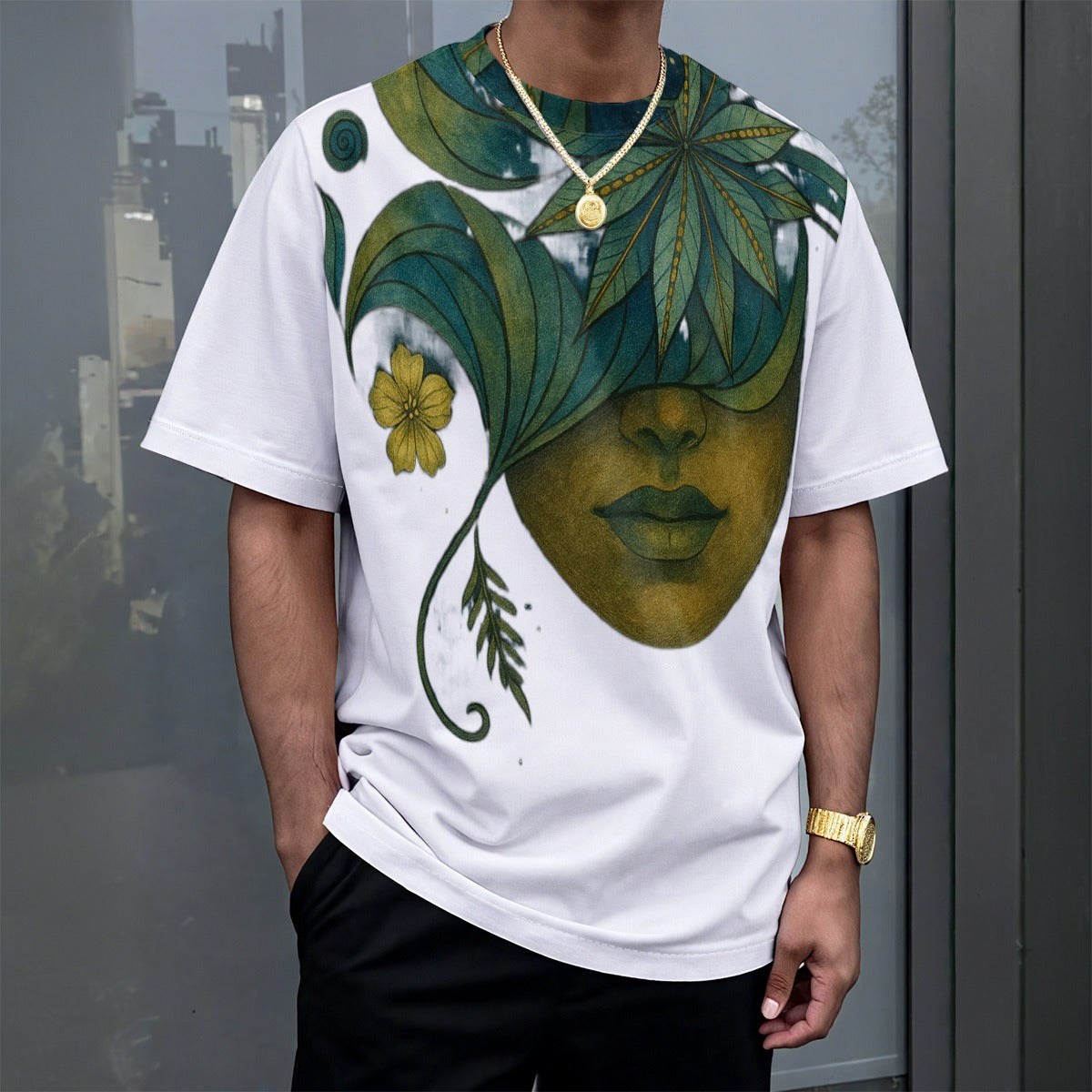 Time To Escape  Unisex Drop-shoulder T-shirt|180GSM