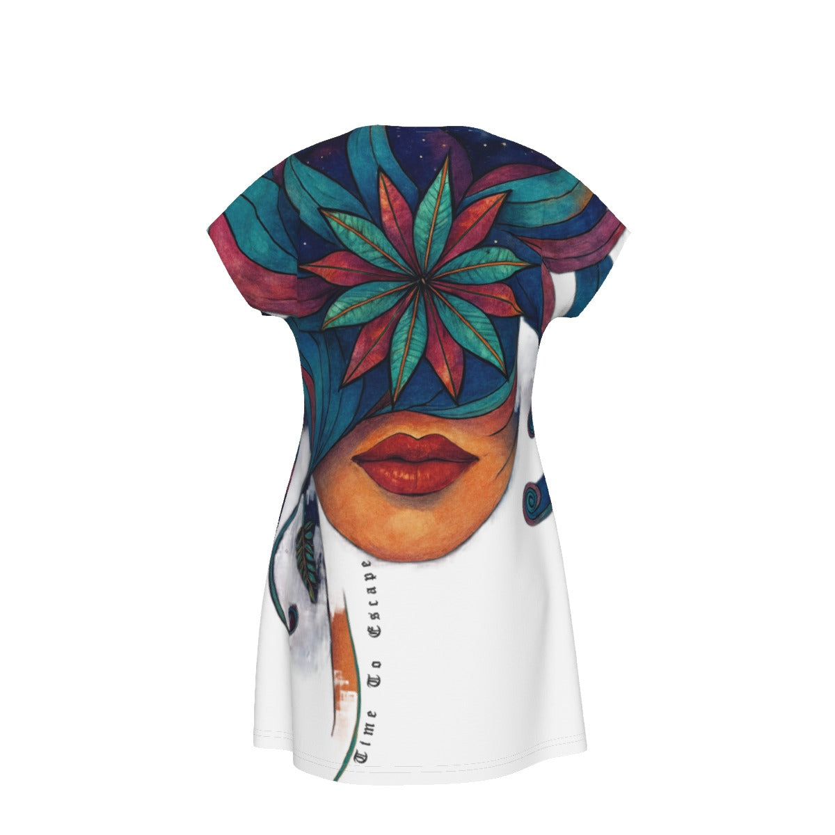 Time To Escape  Women's Short Sleeve Dress