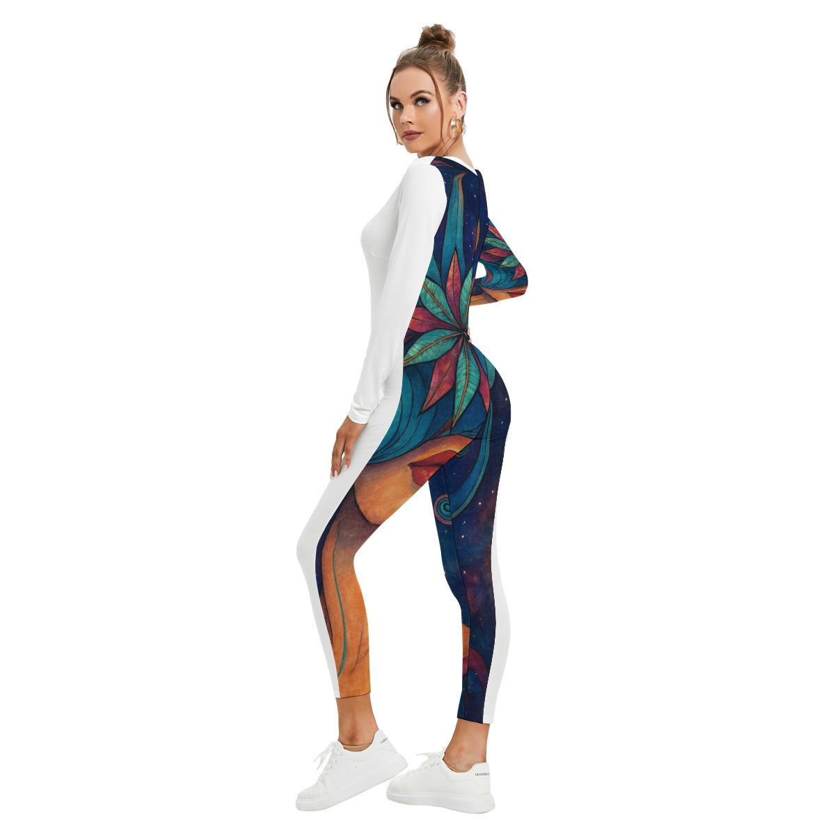 Time To Escape  Women's Plunging Neck Jumpsuit