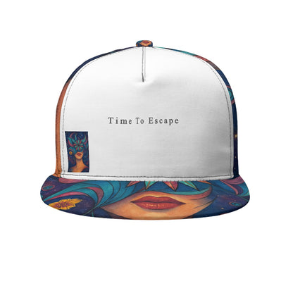 Time To Escape  Flat-Brim Baseball Cap With Box