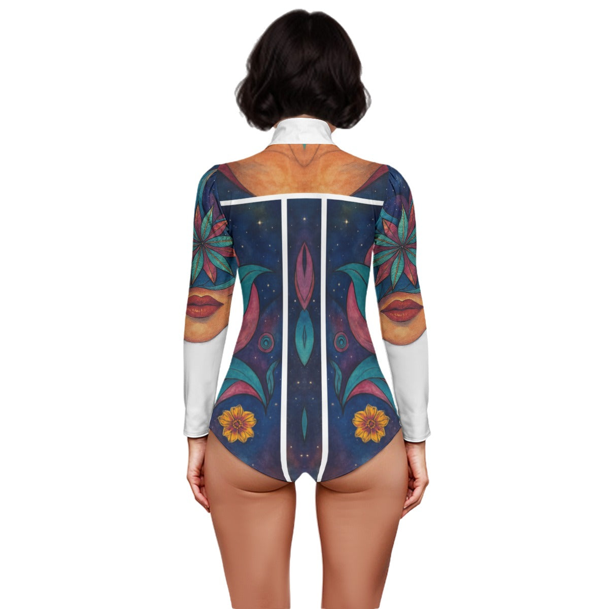 Time To Escape  women's puff sleeve bodysuit