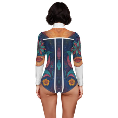 Time To Escape  women's puff sleeve bodysuit