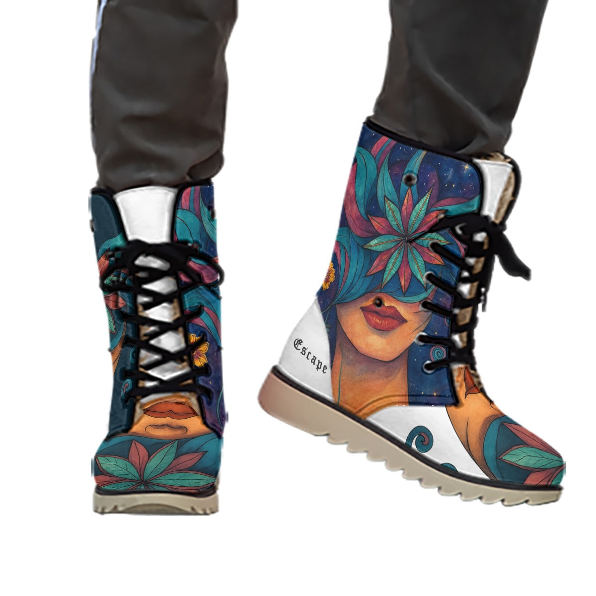 Time To Escape  Women's Plush Boots