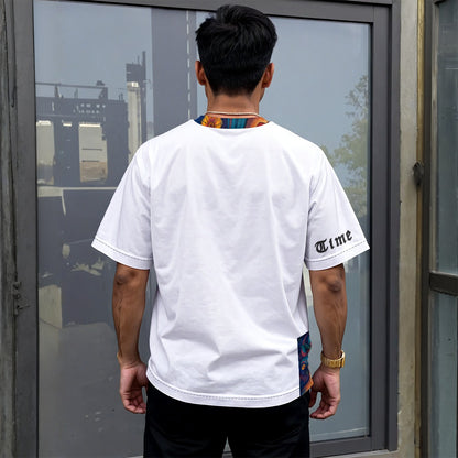 Time To Escape  Print Unisex Drop-shoulder T-shirt|180GSM