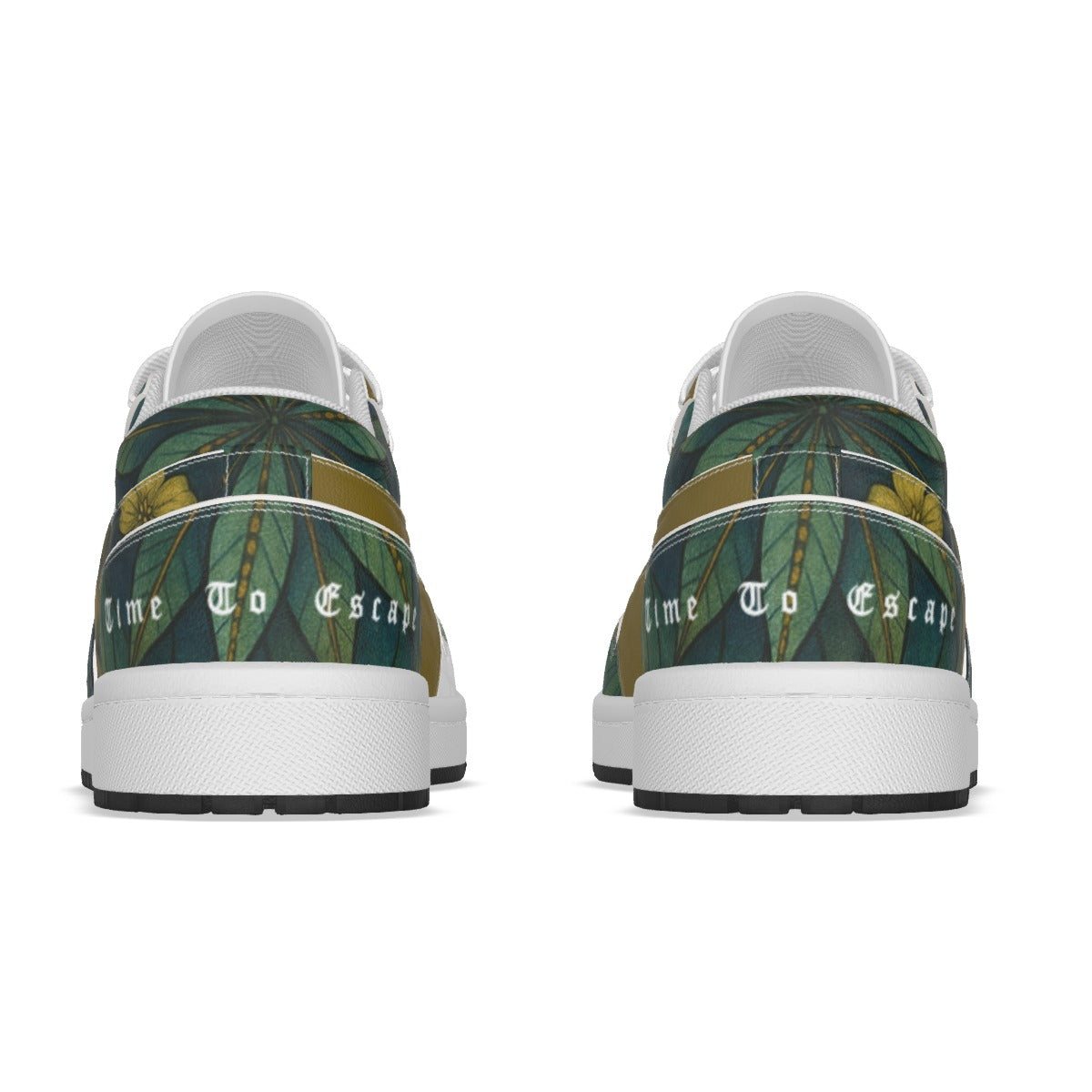 Time To Escape  Men's Low State Leather Stitching Shoes