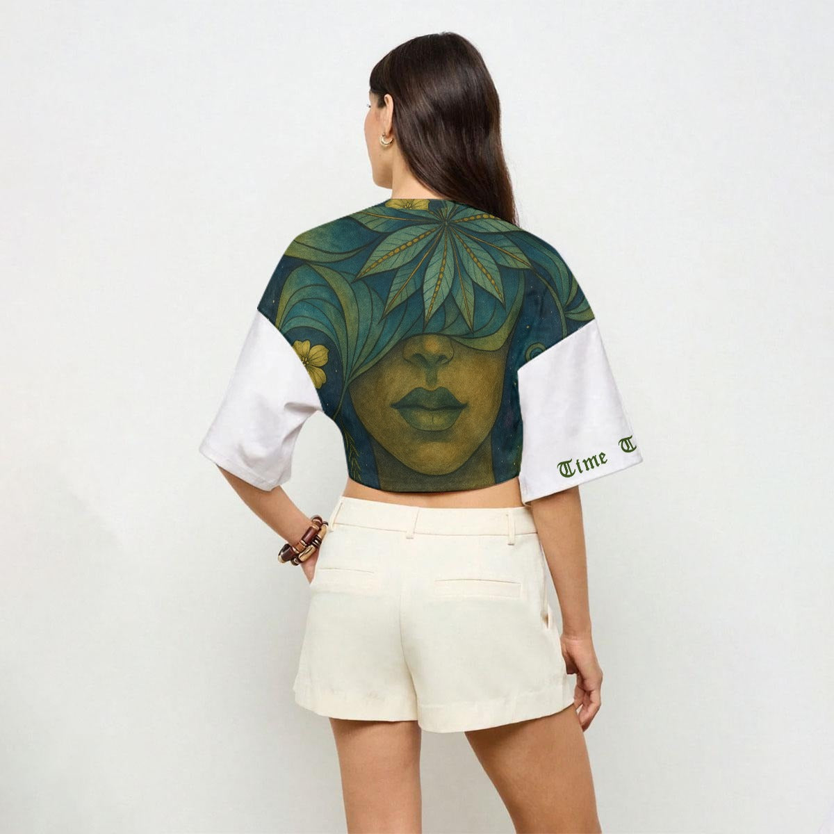 Time To Escape  Women’s Casual Crop Top