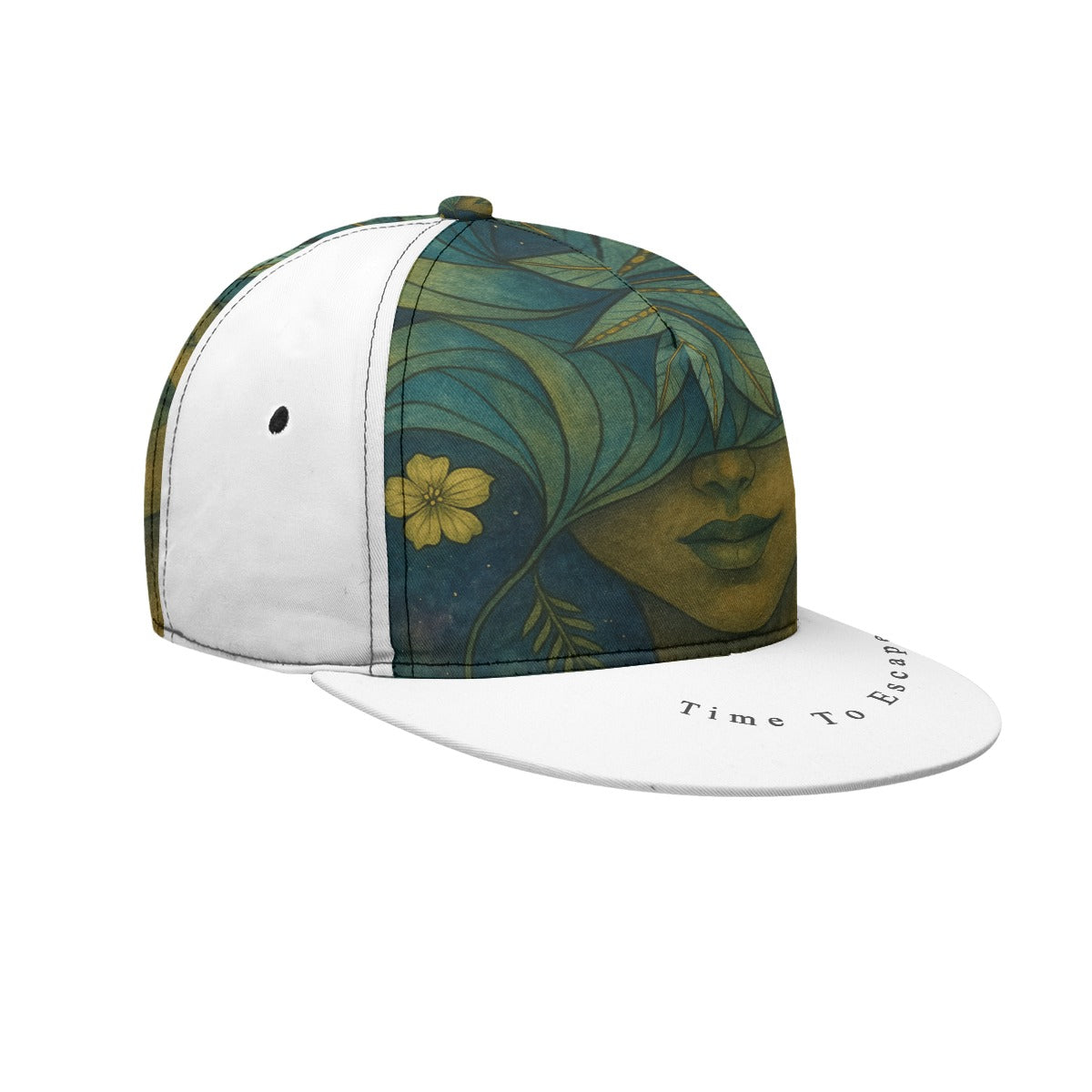 Time To Escape  Flat-Brim Baseball Cap With Box