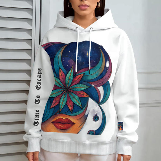 Time To Escape  Women's Oversize Hoodie With Fleece |DTF