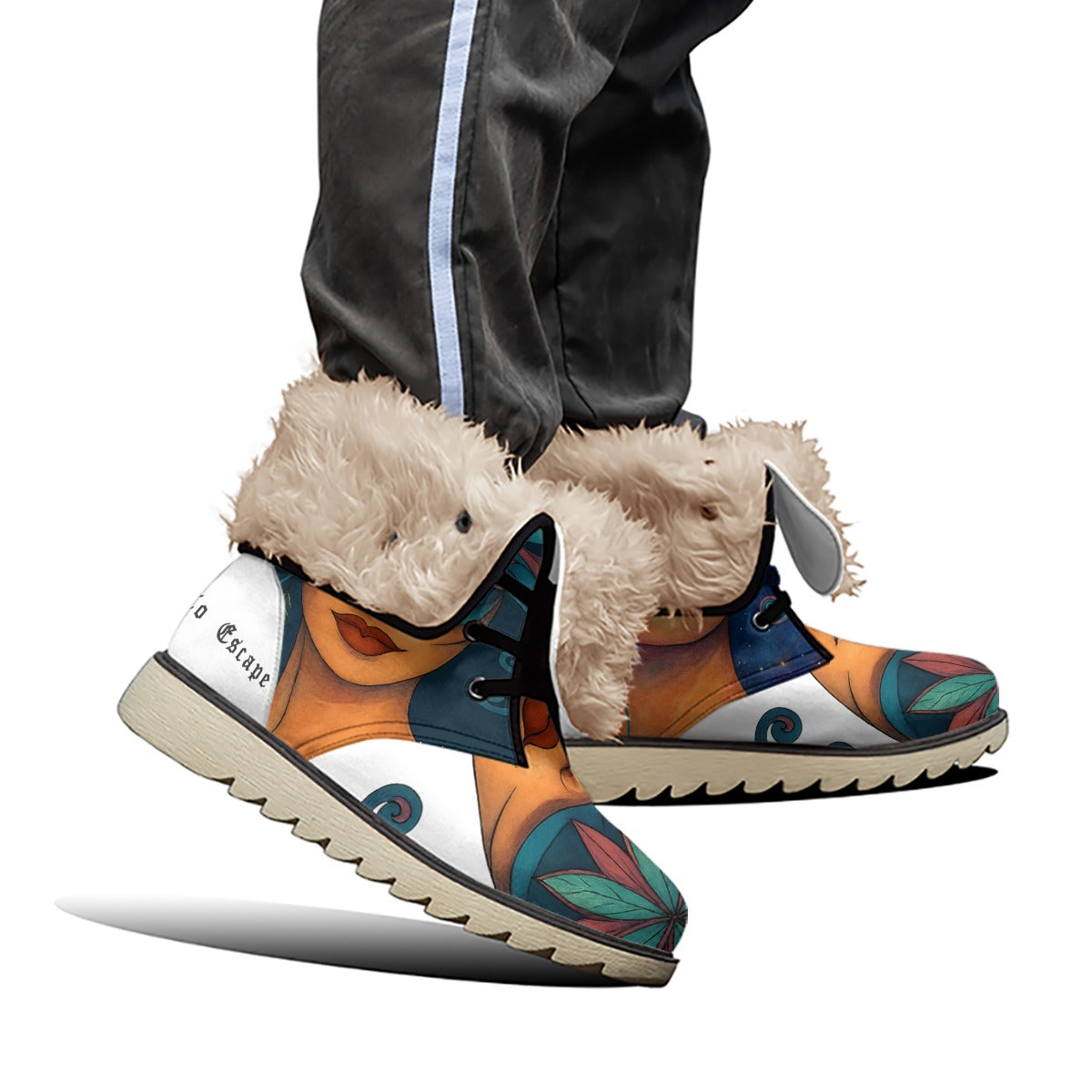 Time To Escape  Women's Plush Boots