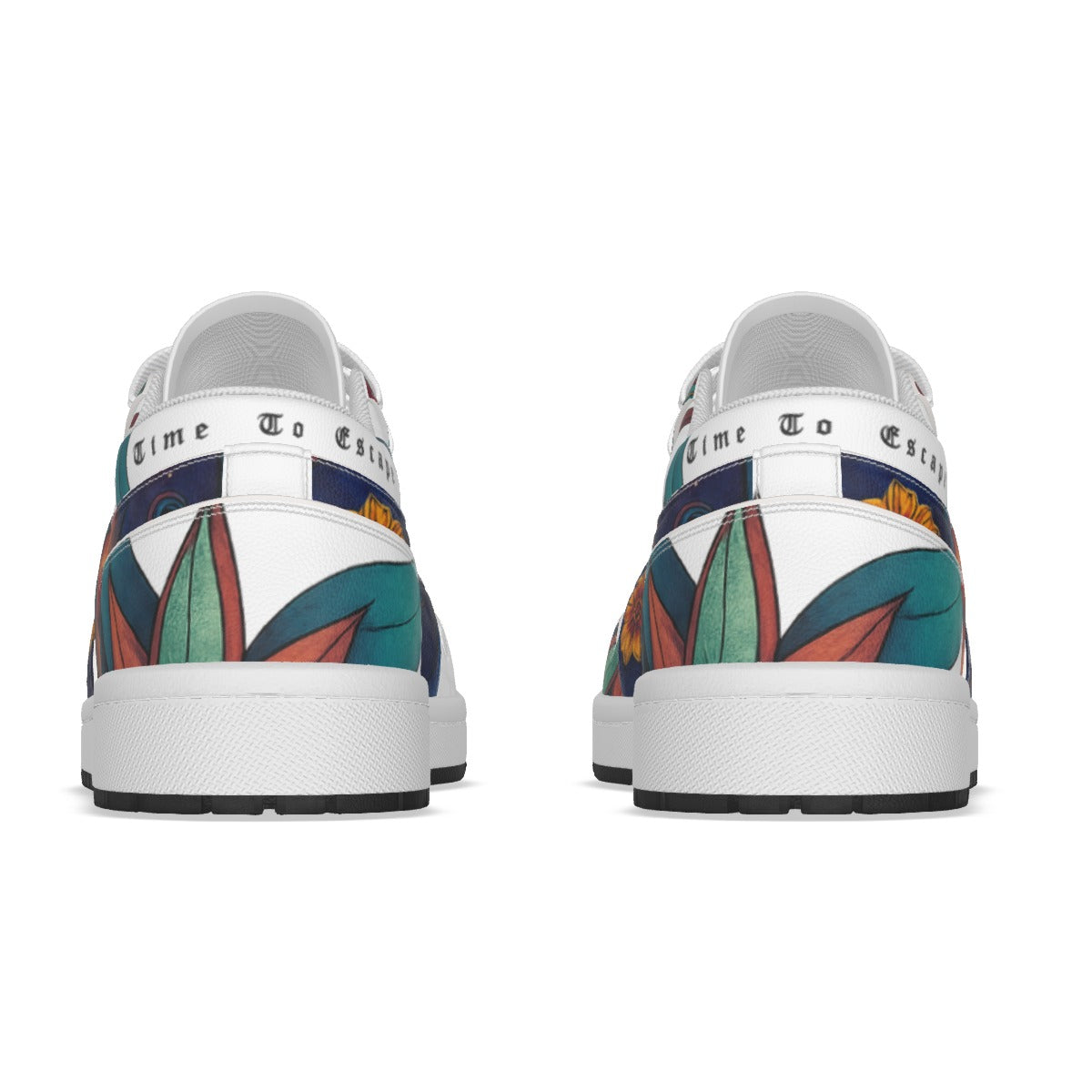 Time To Escape  Men's Low State Leather Stitching Shoes