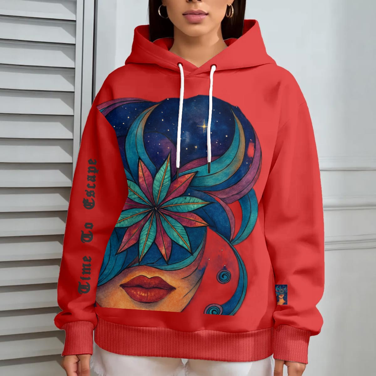 Time To Escape  Women's Oversize Hoodie With Fleece |DTF