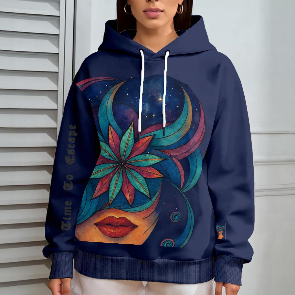 Time To Escape  Women's Oversize Hoodie With Fleece |DTF