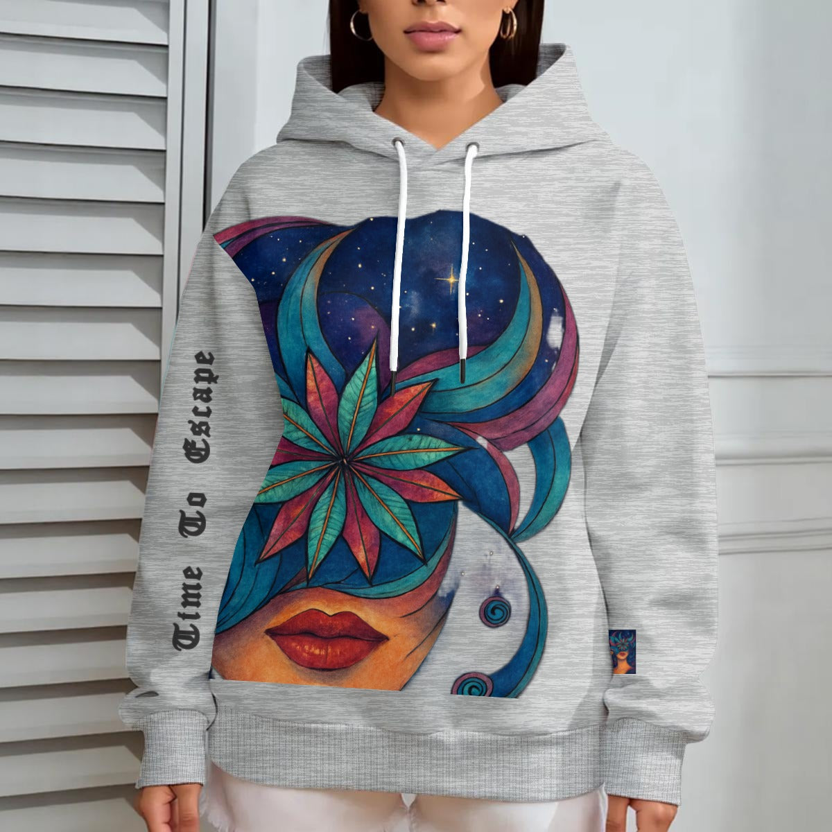 Time To Escape  Women's Oversize Hoodie With Fleece |DTF