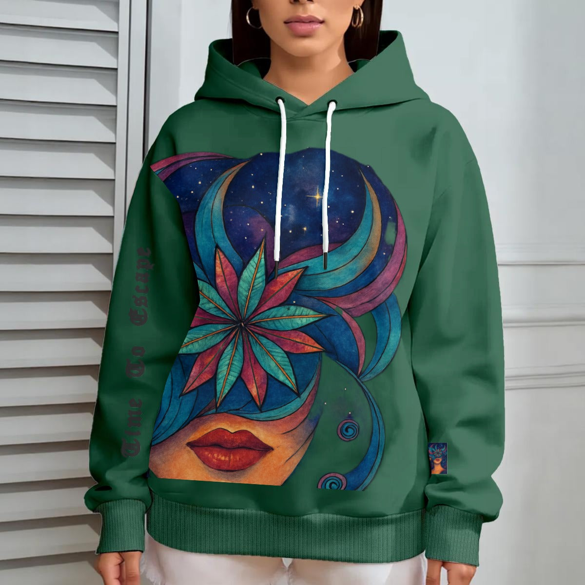 Time To Escape  Women's Oversize Hoodie With Fleece |DTF
