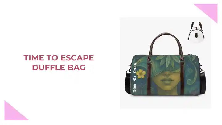 Time To Escape Duffle Bag by@Outfy