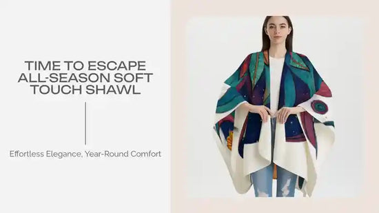 Time To Escape All-Season Soft Touch Shawl by@Outfy