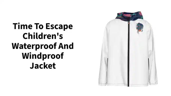 Time To Escape Children's Waterproof And Windproof Jacket by@Outfy