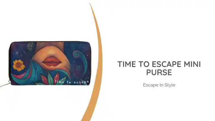 Time To Escape Mini Purse by@Outfy