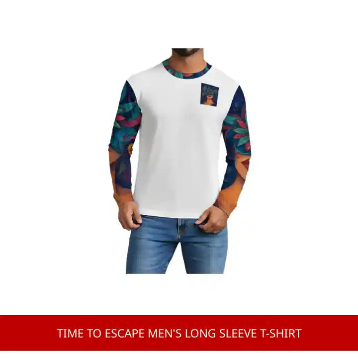 Time To Escape Men&#039;s Long Sleeve T-Shirt by@Outfy