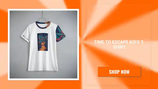 Time To Escape Kid&#039;s T-Shirt by@Outfy