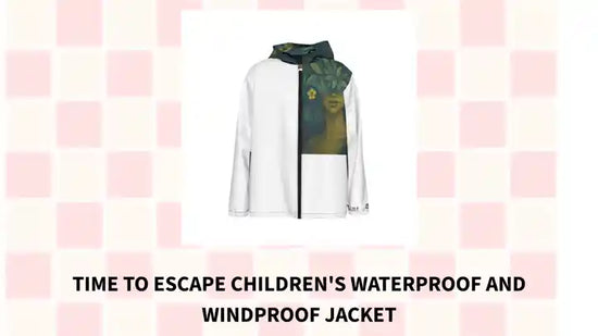 Time To Escape Children's Waterproof And Windproof Jacket by@Outfy