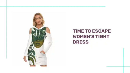 Time To Escape Women&#039;s Tight Dress by@Outfy