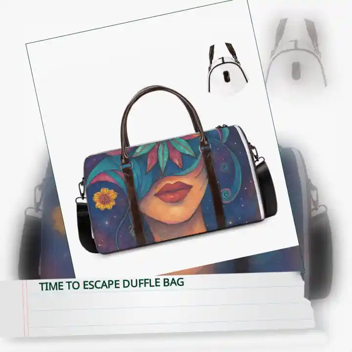 Time To Escape Duffle Bag by@Outfy