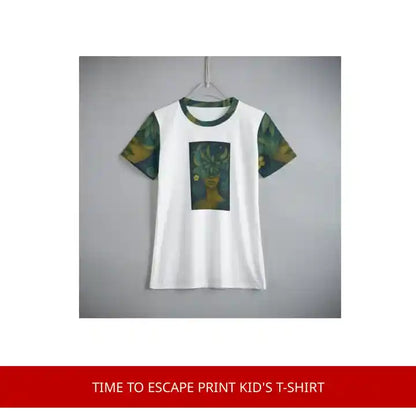 Time To Escape Print Kid&#039;s T-Shirt by@Outfy