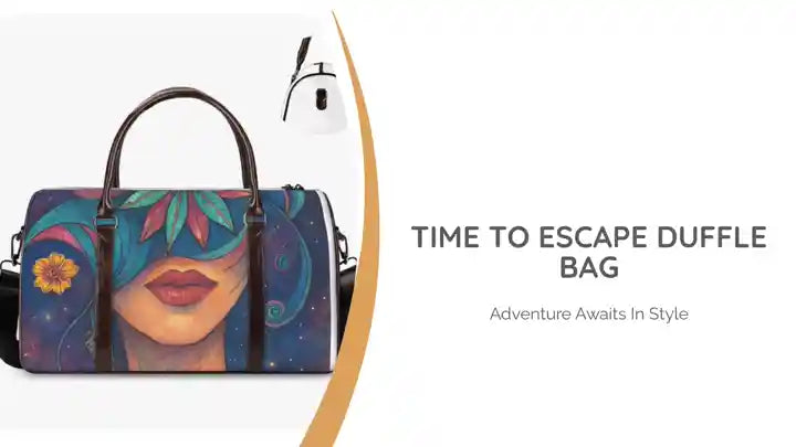 Time To Escape Duffle Bag by@Outfy
