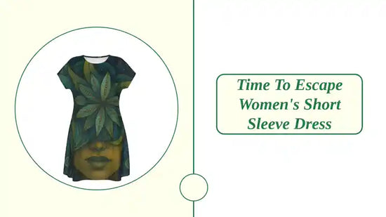 Time To Escape Women&#039;s Short Sleeve Dress by@Outfy