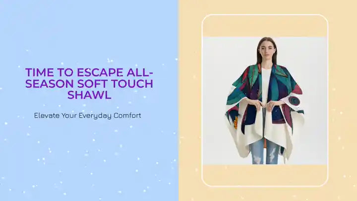 Time To Escape All-Season Soft Touch Shawl by@Outfy