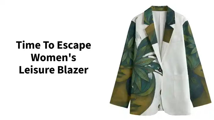 Time To Escape Women&#039;s Leisure Blazer by@Outfy