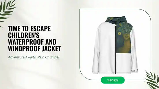Time To Escape Children&#039;s Waterproof And Windproof Jacket by@Outfy