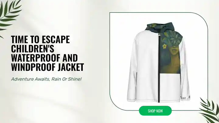 Time To Escape Children&#039;s Waterproof And Windproof Jacket by@Outfy
