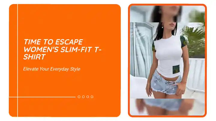 Time To Escape Women's Slim-Fit T-shirt by@Outfy