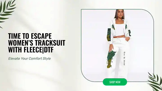 Time To Escape Women&rsquo;s Tracksuit With Fleece|DTF by@Outfy