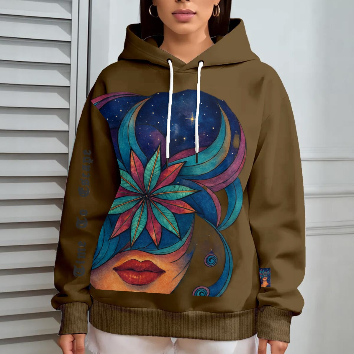 Time To Escape  Women's Oversize Hoodie With Fleece |DTF